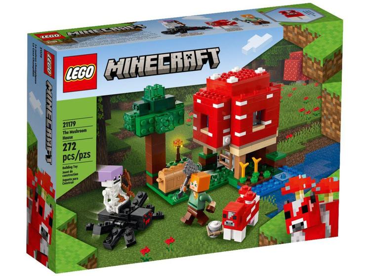 Imagem de LEGO Minecraft A Casa Cogumelo 272 Peças - 21179