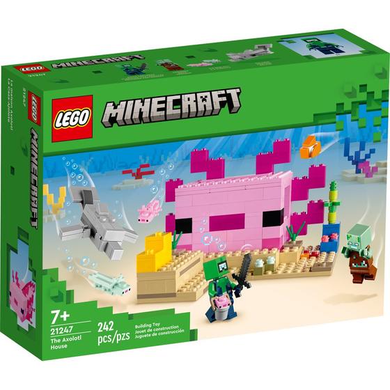 Imagem de Lego Minecraft a Casa do Axolotl 21247 242pcs