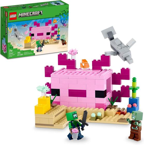 Imagem de Lego Minecraft  A Casa do Axolotl 21247