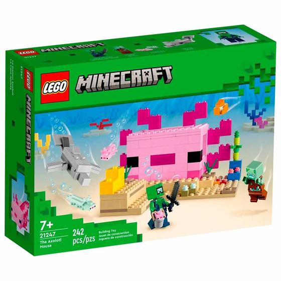 Imagem de LEGO Minecraft - A Casa do Axolotl - 242 peças - Lego