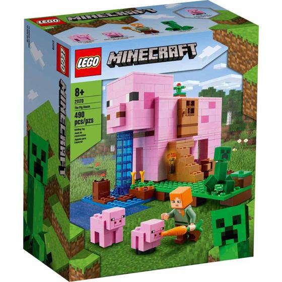 Imagem de Lego Minecraft A Casa do Porco 21170