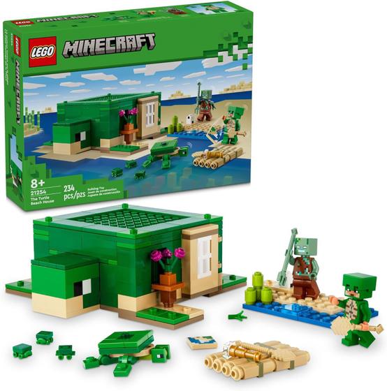 Imagem de LEGO Minecraft - A Casa Tartaruga de Praia 21254