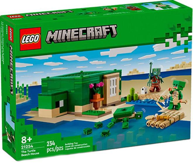 Imagem de Lego minecraft a casa tartaruga de praia 234 peças - 21254