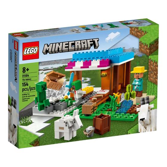 Lego Minecraft A Padaria Com Creeper e Cabra 154 Peças 21184 - Lego Menor preço em Lego Minecraft A Padaria Com Creeper e Cabra 154 Peças 21184 - Lego