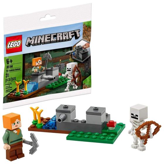 Imagem de LEGO Minecraft - Defesa Esqueleto (31 Peças)