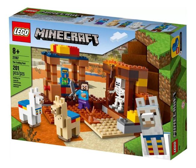 Imagem de Lego Minecraft O Posto Comercial 201 Peças - Lego 21167