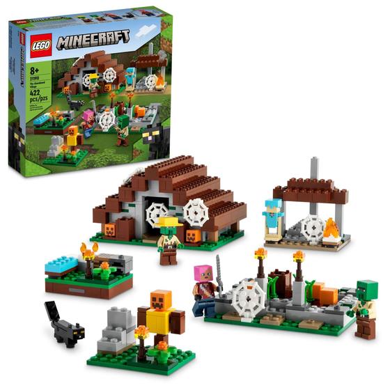 Imagem de LEGO Minecraft The Abandoned Village 21190 Building Toy Set for Kids, Girls and Boys Ages 8+ (422 Peças)