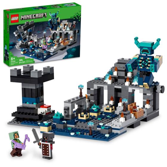 Imagem de LEGO Minecraft The Deep Dark Battle (21246) - Conjunto de Brinquedo para Crianças a partir de 8 Anos