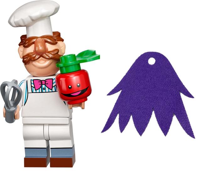 Imagem de LEGO Minifigures Muppets: O Chef Sueco com Capa Roxa