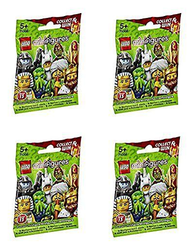 Imagem de LEGO Minifigures Série 13 - Conjunto com 4 Pacotes Aleatórios (71008)
