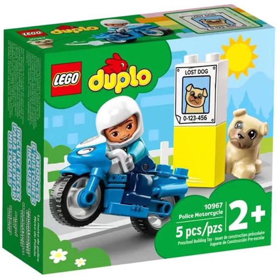 Imagem de Lego Motocicleta De Polícia De Resgate 10967