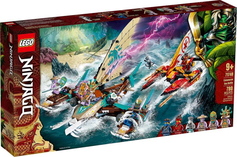 LEGO Ninjago 71748 - Catamaran Batalha Marítima Imagem de LEGO Ninjago 71748 - Catamaran Batalha Marítima