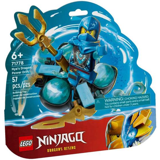 Imagem de Lego ninjago 71778 drift spinjitzu do poder do dragao da nya