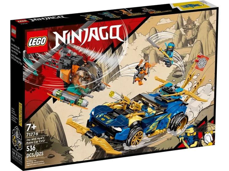 Imagem de LEGO Ninjago - Carro de Corrida EVO do Jay e da Nya - 71776