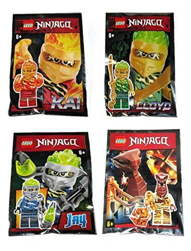 Imagem de LEGO Ninjago - Minifiguras Kai Lloyd Jay e Pyro Whipper - Conjunto Coleção