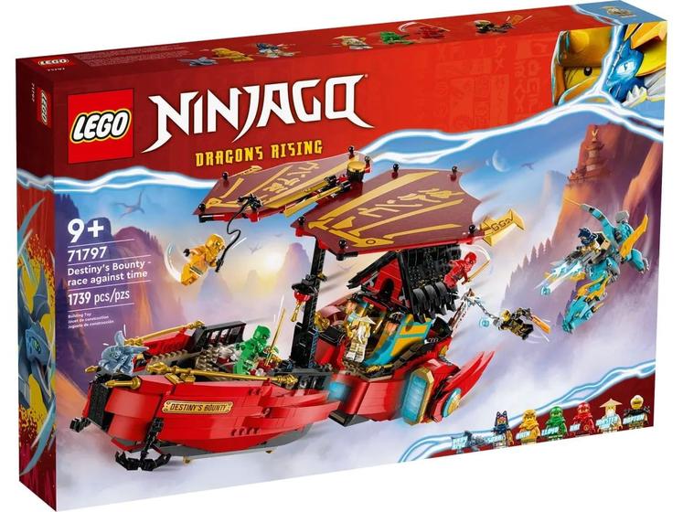 Imagem de LEGO Ninjago - Navio Recompensa do Destino: Corrida Contra o Tempo - 1739 Peças - 71797