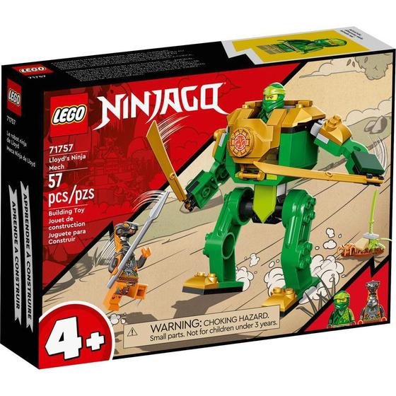 Lego Ninjago Robô Ninja Do Lloyd 71757 57Pcs Menor preço em Lego Ninjago Robô Ninja Do Lloyd 71757 57Pcs