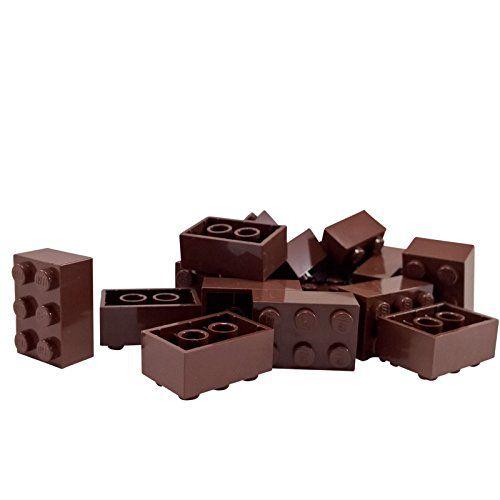 Imagem de LEGO Peças e Partes: Tijolo 2x3 Marrom Escuro x20