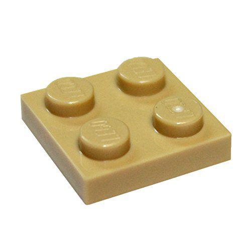 Imagem de LEGO Peças: Tijolo Amarelo 2x2 x100