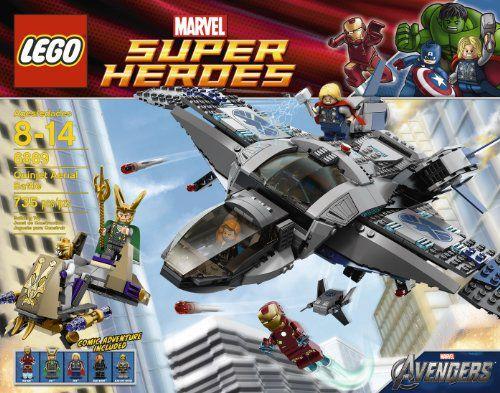 Imagem de LEGO Quinjet Batalha 6869