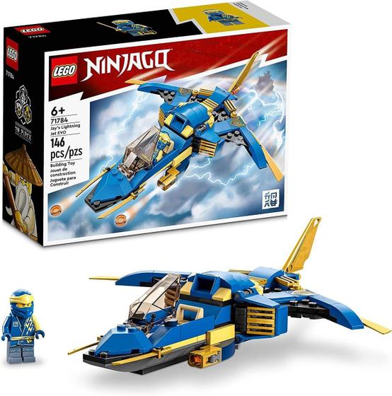 Imagem de Lego Relâmpago Evo Do Jay Ninjago Jato 146 pçs - 71784