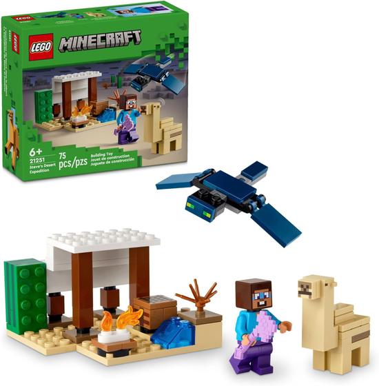 Imagem de LEGO Set Minecraft Expedição no Deserto de Steve 75 peças