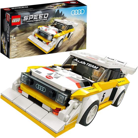 Imagem de LEGO Speed Champions 1985 Audi Sport Quattro S1 76897 Toy Cars for Kids Building Kit Featuring Driver Minifigure, New 2020 (250 Peças)