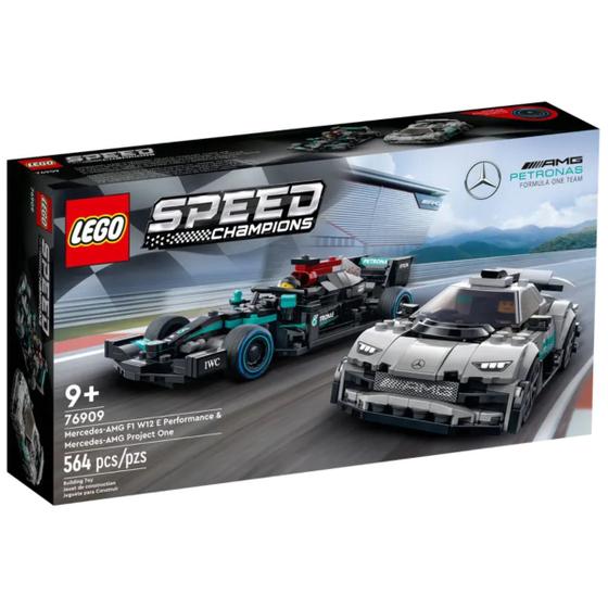 Imagem de Lego Speed Champions 76909 Mercedes F1 e Project One 564 Pçs