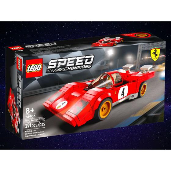 Imagem de Lego Speed Champions Ferrari 512M 76906 Caixa 291 pçs