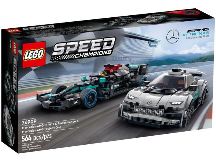 Imagem de LEGO Speed Champions Mercedes-AMG F1 W12  - E Performance e Mercedes-AMG Project One 564 Peças