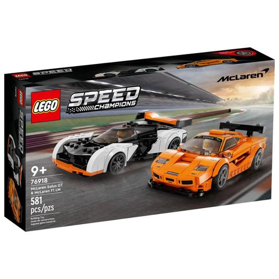 Imagem de LEGO Speed MClaren Solus GT E MClaren F1 LM 581 Peças - 673419378673