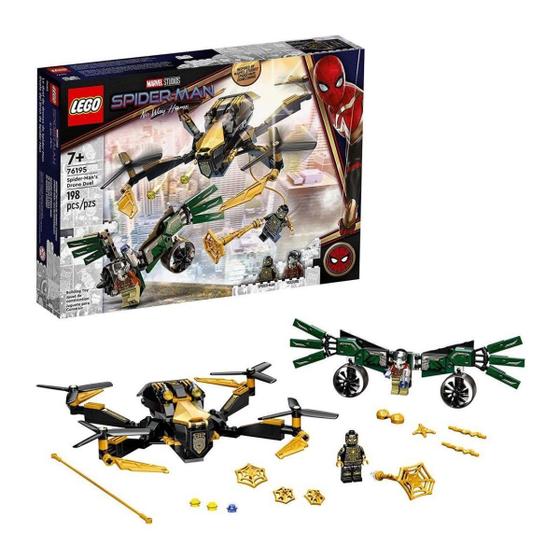 Imagem de LEGO Spider-Man Duelo de Drones do Homem-Aranha 7+ 76195