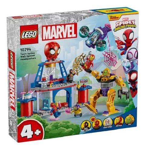 Imagem de Lego Spidey Quartel Lançadores De Teia Equipe Aranha - 10794