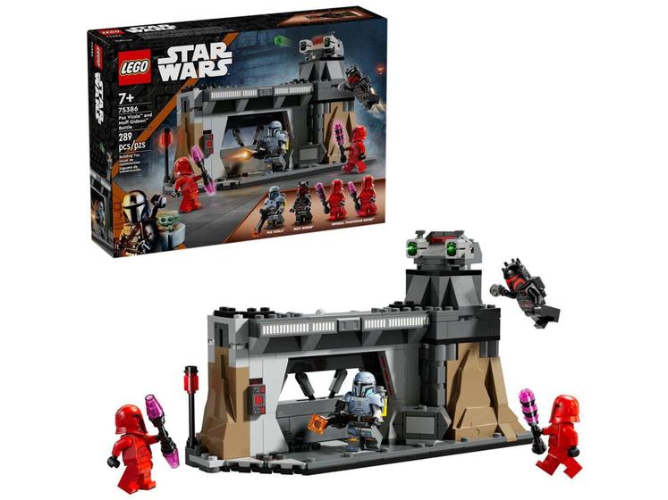 Imagem de LEGO Star Wars Batalha de Paz Vizsla e Moff Gideon - 75386 289 Peças