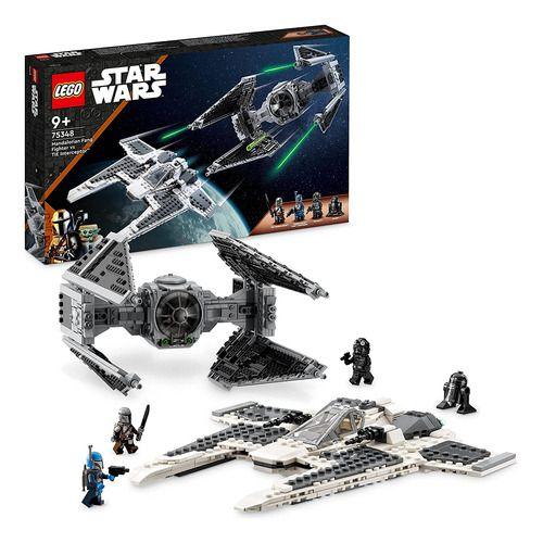 Imagem de Lego Star Wars Caça Fang Mandaloriano Tie Interceptor 75348