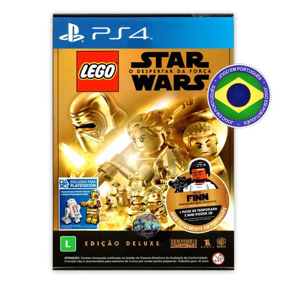 Lego Star Wars O Despertar da Força Deluxe Edition PS4 Warner Bros Jogos de Ação Lego Star Wars O Despertar da Força Deluxe Edition PS4 Warner Bros Jogos de Ação