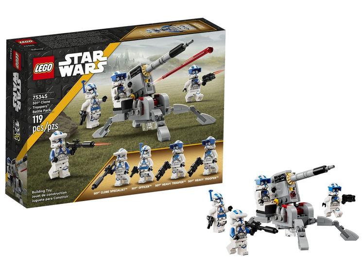 LEGO Star Wars Soldados Clone de 501 119 Peças Menor preço em LEGO Star Wars Soldados Clone de 501 119 Peças