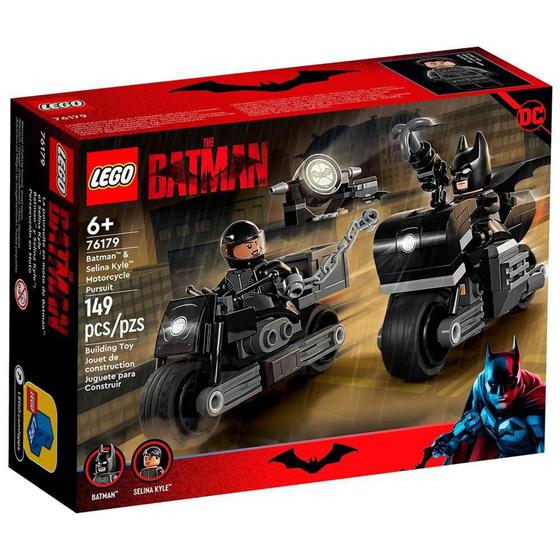 Imagem de LEGO Super Heroes - A Perseguição de Motocicleta de Batman e Selina Kyle, 133 Peças - 76179