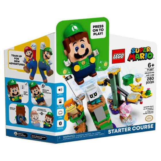 Imagem de LEGO Super Mario Aventuras com Luigi Pack Inicial 280 Peças 71387