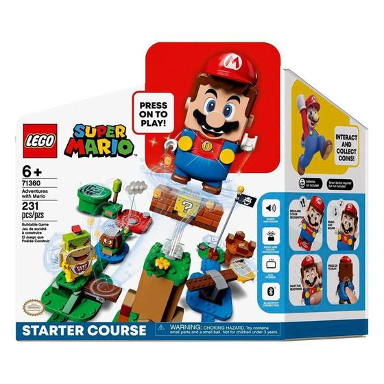 Imagem de LEGO Super Mario - Aventuras com Mario, Pacote Inicial, 231 Peças - 6288910