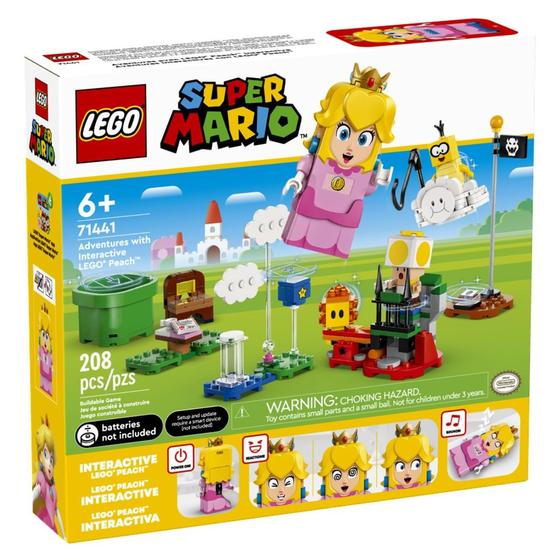 Imagem de LEGO Super Mario - Aventuras com Princesa Peach interativa - 208 Peças - 71441