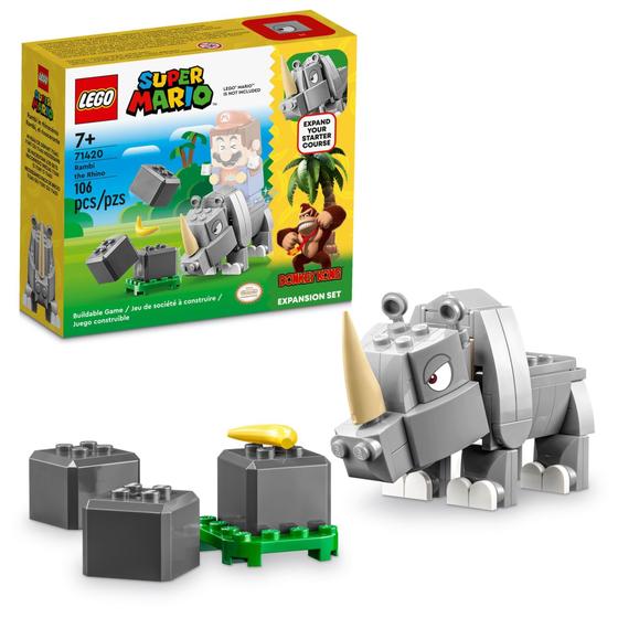 Imagem de LEGO Super Mario - Conjunto de Expansão Rambi The Rhino (71420)