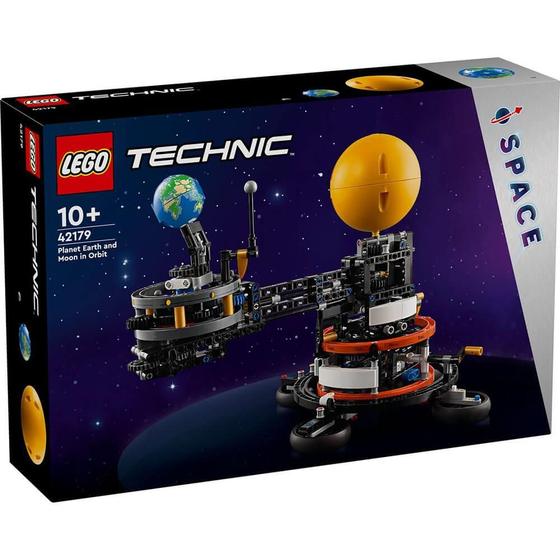 Imagem de Lego technic 42179 planeta terra e lua em orbita