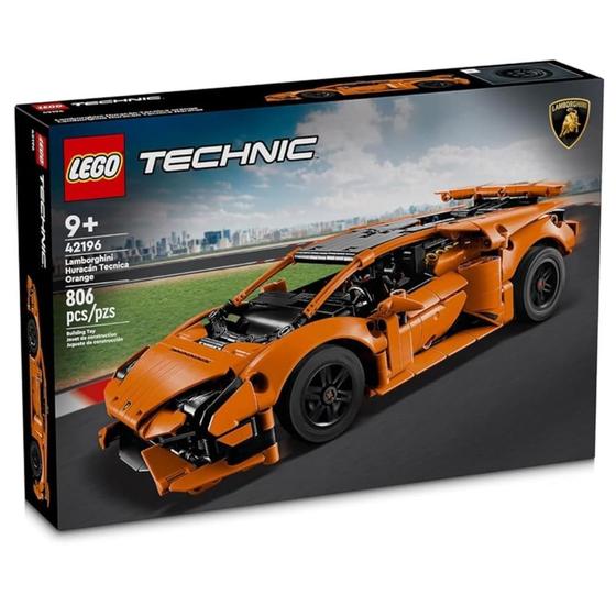 Imagem de Lego Technic Lamborghini Huracan Tecnica Laranja 806 Peças 42196