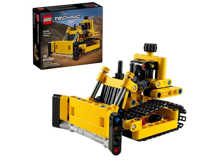 Imagem de LEGO Technic Trator de Esteira para Trabalhos Pesa - 42163 195 Peças