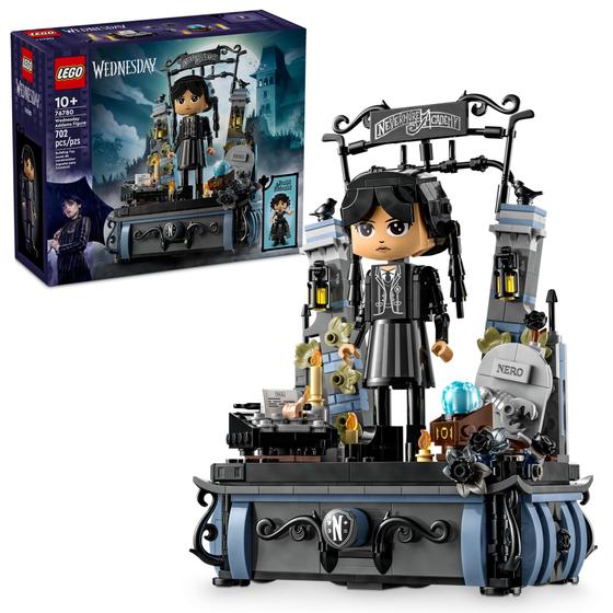 Imagem de LEGO Wednesday Addams (76780) - Figura de Construção com Display
