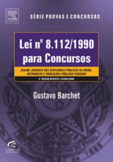 Imagem de LEI Nº 8.112/1990 PARA CONCURSOS - 3 ED - CAMPUS