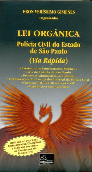 Imagem de Lei Orgânica - Polícia Civil do Estado de São Paulo (Via Rápida) - Millennium