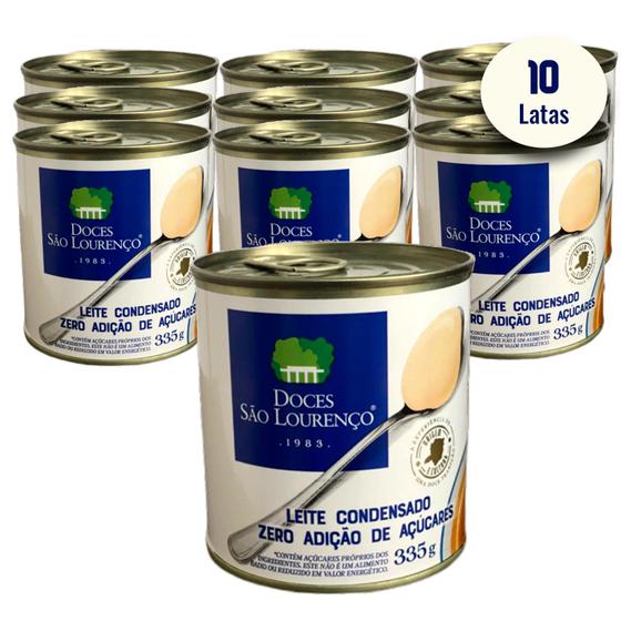 Imagem de Leite Condensado Diet SÃO LOURENCO 335g (10 Latas)