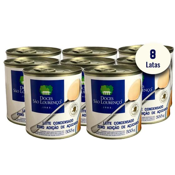 Imagem de Leite Condensado Diet São Lourenco 335G (8 Latas)